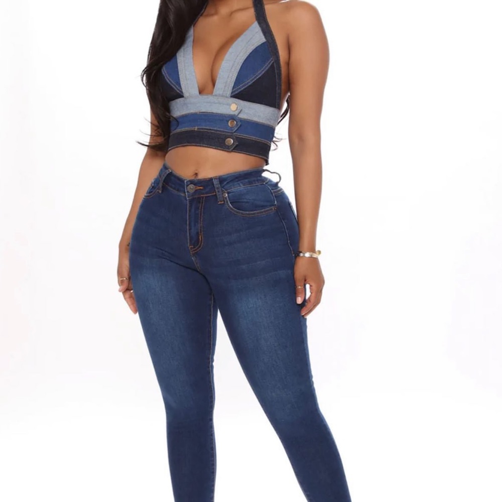 Jean denim top